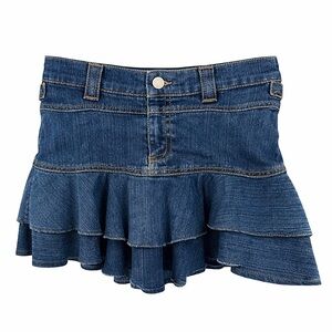 Y2K Girl Tribe Denim Mini Skirt